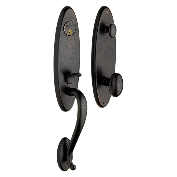 Baldwin - Estate Collection - Tubular Entry Handlesets - Blakely Emergency Egress Handleset w/ 5025 Egg Knob