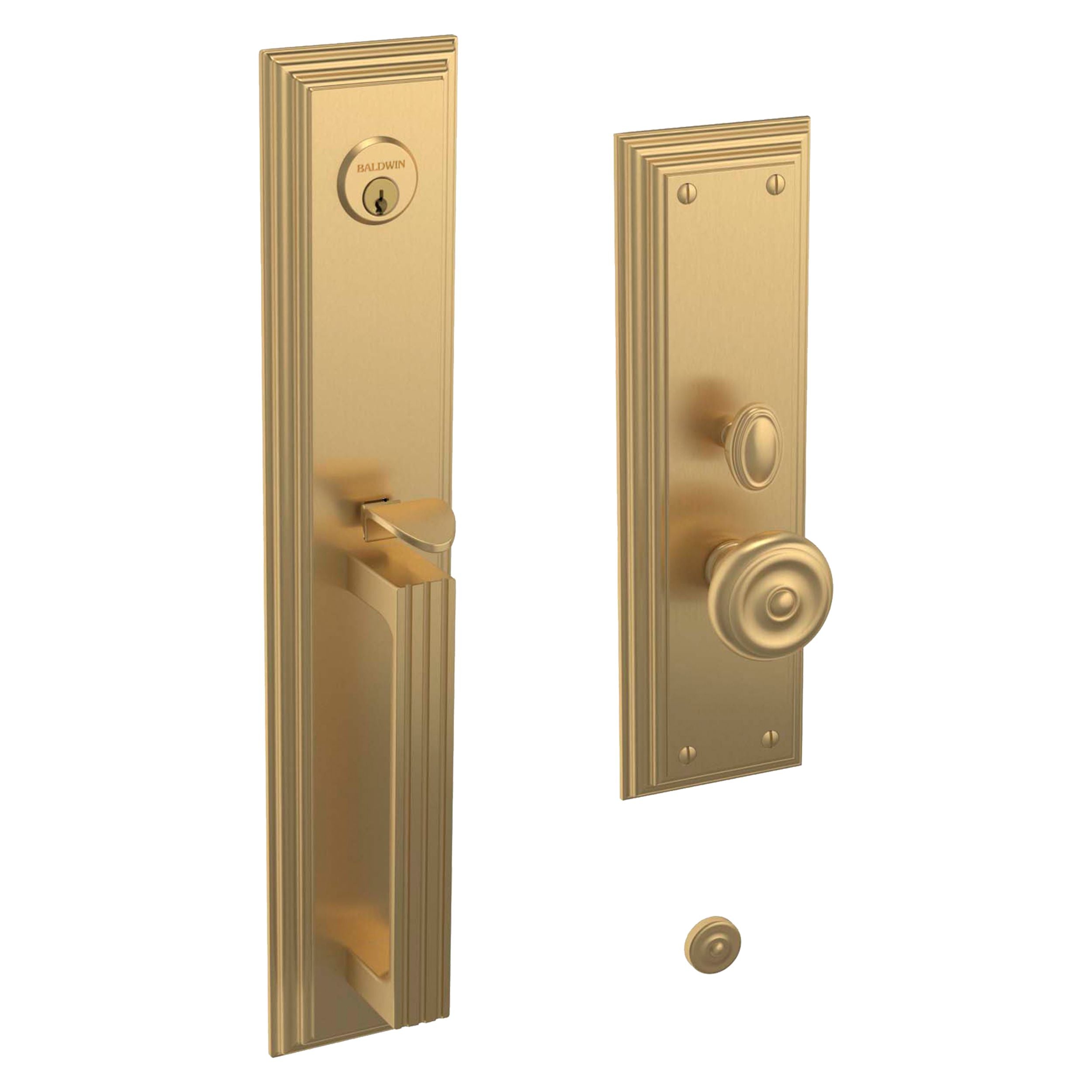 Baldwin - Estate Collection - Mortise Entry Handlesets - Tremont 6542 Mortise Handleset (Trim ONLY)