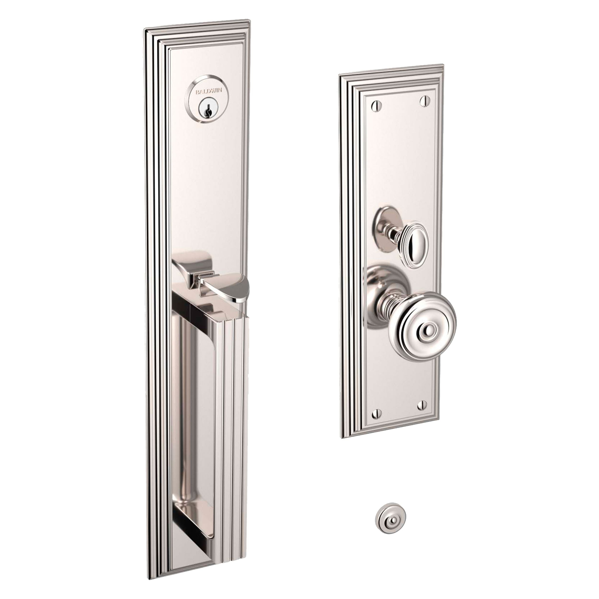 Baldwin - Estate Collection - Mortise Entry Handlesets - Tremont 6542 Mortise Handleset (Trim ONLY)