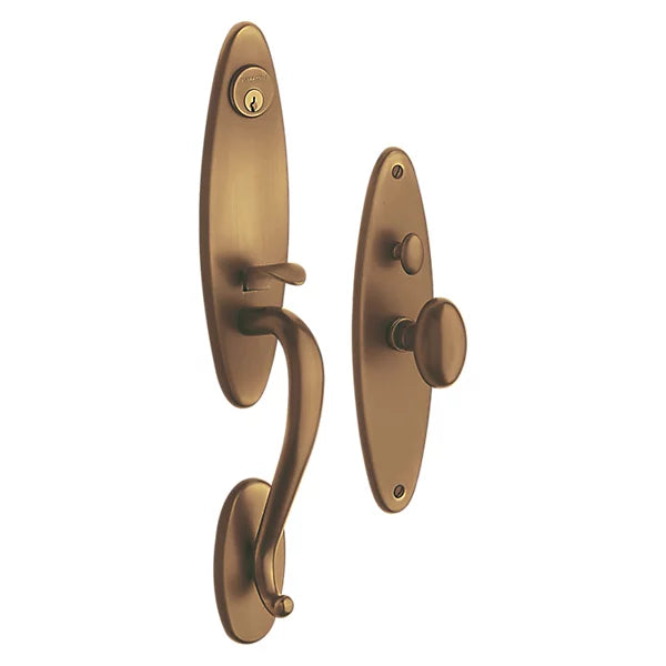 Baldwin - Estate Collection - Mortise Entry Handlesets - Springfield 6573 Mortise Handleset (Trim ONLY)