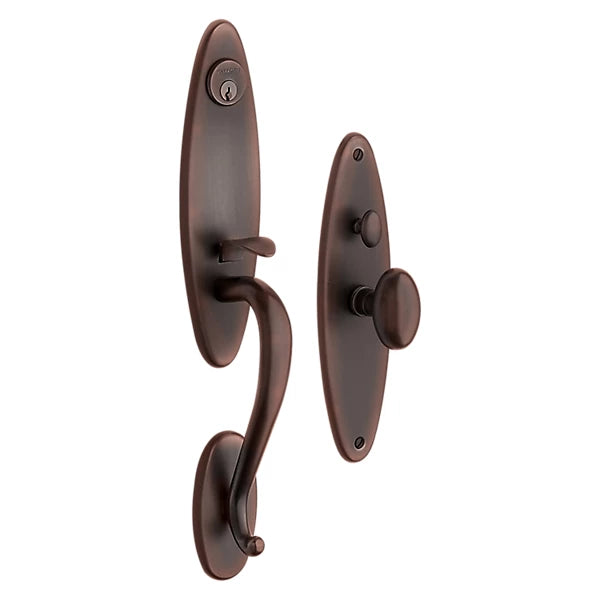 Baldwin - Estate Collection - Mortise Entry Handlesets - Springfield 6573 Mortise Handleset (Trim ONLY)