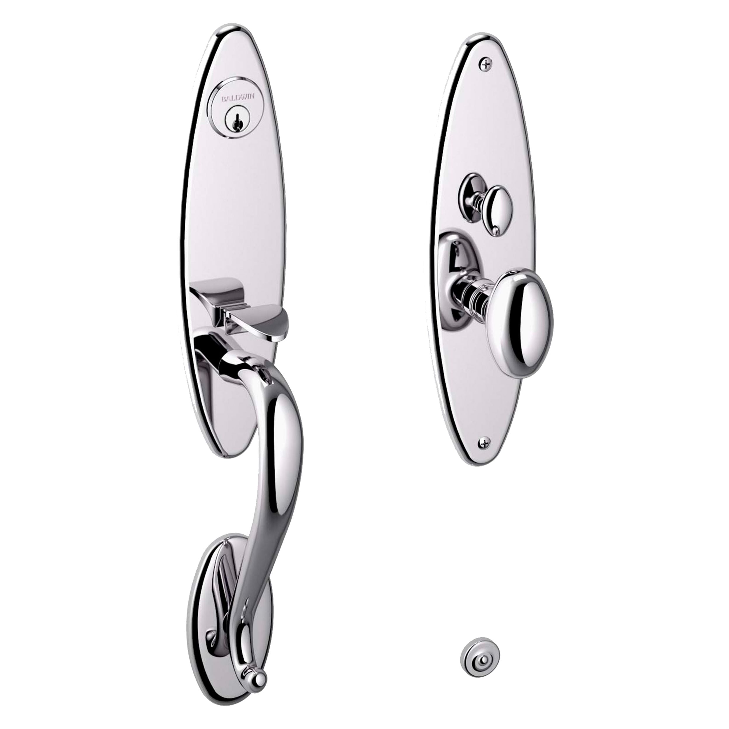 Baldwin - Estate Collection - Mortise Entry Handlesets - Springfield 6573 Mortise Handleset (Trim ONLY)