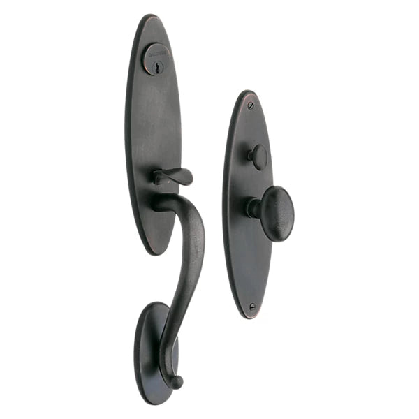 Baldwin - Estate Collection - Mortise Entry Handlesets - Springfield 6573 Mortise Handleset (Trim ONLY)