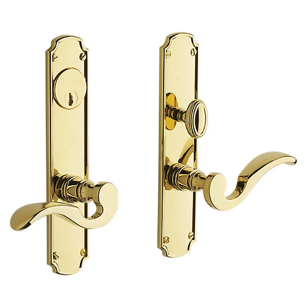 Baldwin - Estate Collection - Mortise Entry Handlesets - Bismark 6942 Mortise Handleset (Trim ONLY)