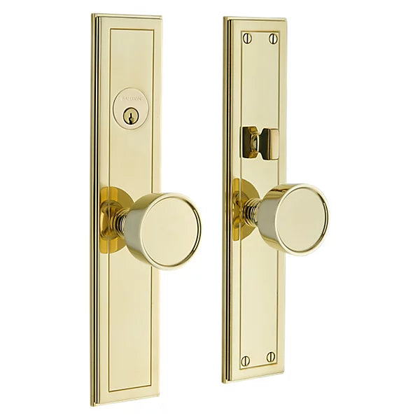 Baldwin - Estate Collection - Mortise Entry Handlesets - Hollywood Hills Knob Trim 6945 Mortise Handleset (Trim ONLY)