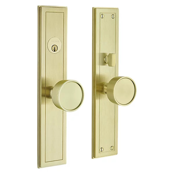 Baldwin - Estate Collection - Mortise Entry Handlesets - Hollywood Hills Knob Trim 6945 Mortise Handleset (Trim ONLY)