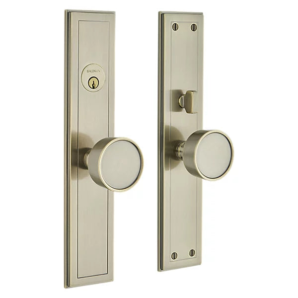 Baldwin - Estate Collection - Mortise Entry Handlesets - Hollywood Hills Knob Trim 6945 Mortise Handleset (Trim ONLY)