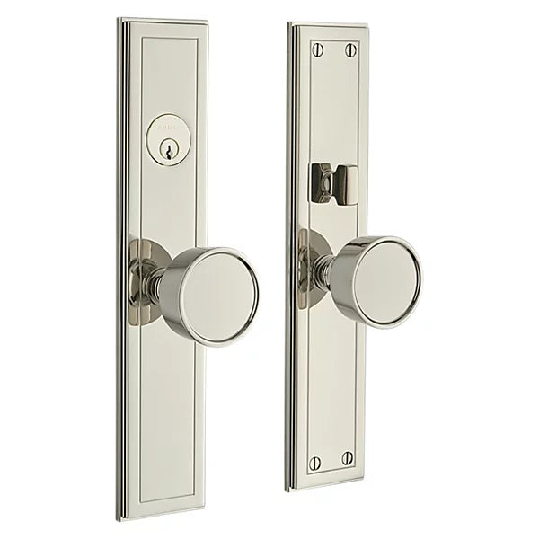 Baldwin - Estate Collection - Mortise Entry Handlesets - Hollywood Hills Knob Trim 6945 Mortise Handleset (Trim ONLY)