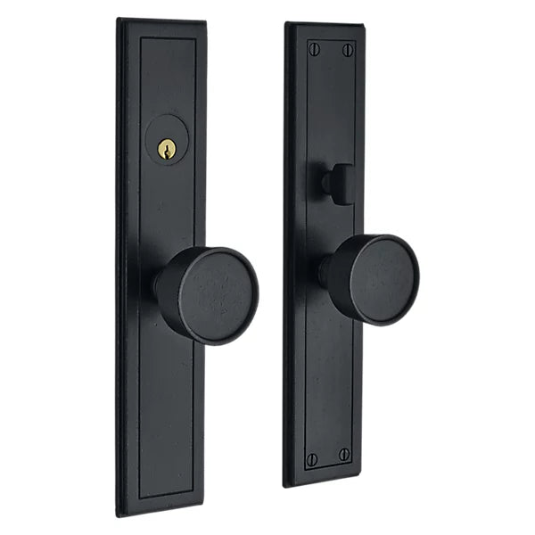 Baldwin - Estate Collection - Mortise Entry Handlesets - Hollywood Hills Knob Trim 6945 Mortise Handleset (Trim ONLY)