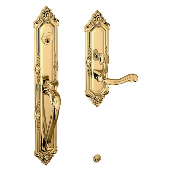 Baldwin - Estate Collection - Mortise Entry Handlesets - Kensington 6950 Mortise Handleset (Trim ONLY)