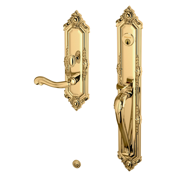 Baldwin - Estate Collection - Mortise Entry Handlesets - Kensington 6950 Mortise Handleset (Trim ONLY)