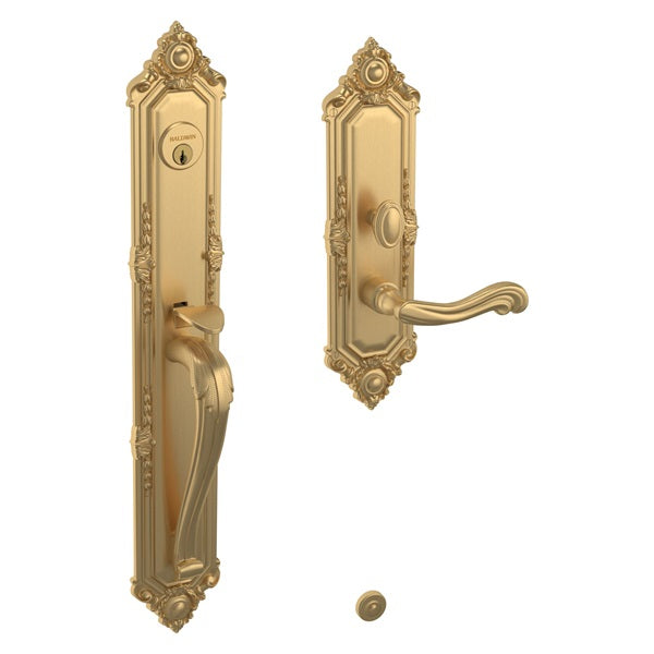 Baldwin - Estate Collection - Mortise Entry Handlesets - Kensington 6950 Mortise Handleset (Trim ONLY)