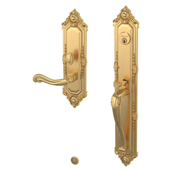 Baldwin - Estate Collection - Mortise Entry Handlesets - Kensington 6950 Mortise Handleset (Trim ONLY)