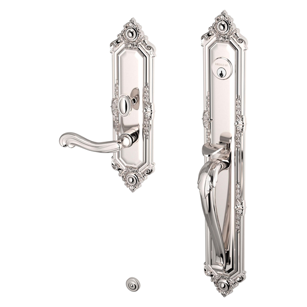 Baldwin - Estate Collection - Mortise Entry Handlesets - Kensington 6950 Mortise Handleset (Trim ONLY)