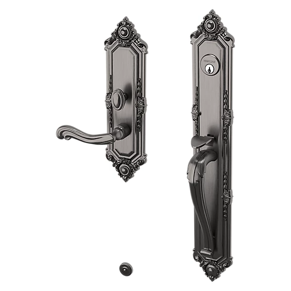 Baldwin - Estate Collection - Mortise Entry Handlesets - Kensington 6950 Mortise Handleset (Trim ONLY)