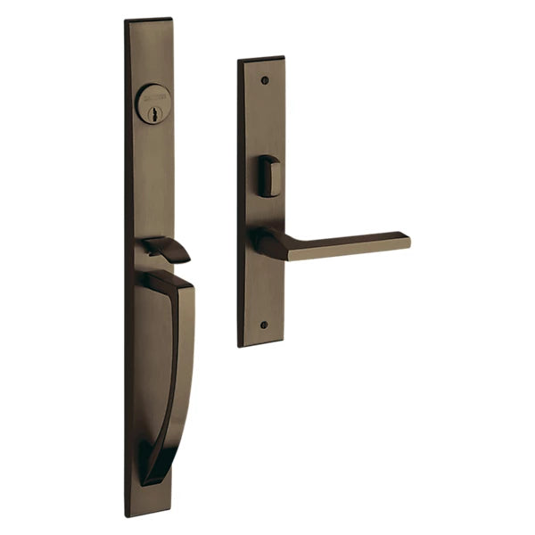 Baldwin - Estate Collection - Mortise Entry Handlesets - Lakeshore 6966 Mortise Handleset (Trim ONLY)