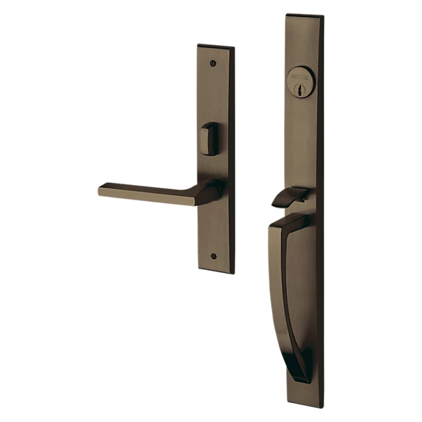 Baldwin - Estate Collection - Mortise Entry Handlesets - Lakeshore 6966 Mortise Handleset (Trim ONLY)