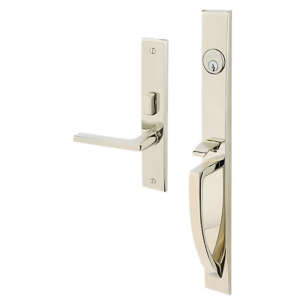 Baldwin - Estate Collection - Mortise Entry Handlesets - Lakeshore 6966 Mortise Handleset (Trim ONLY)