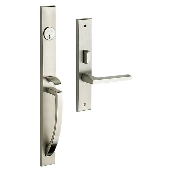 Baldwin - Estate Collection - Mortise Entry Handlesets - Lakeshore 6966 Mortise Handleset (Trim ONLY)