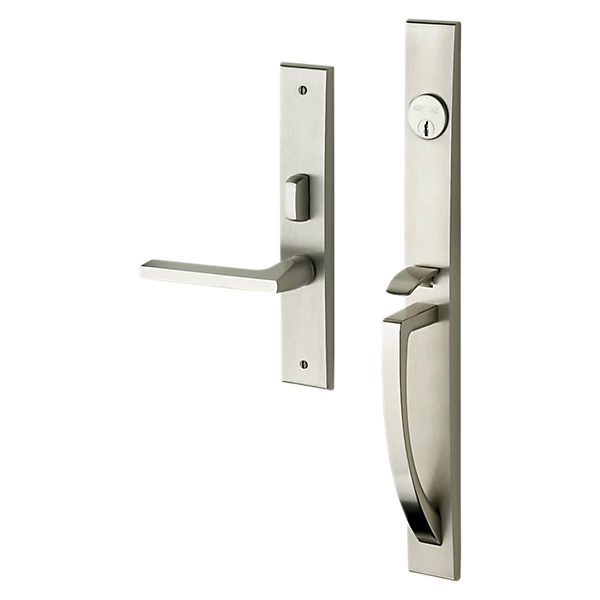 Baldwin - Estate Collection - Mortise Entry Handlesets - Lakeshore 6966 Mortise Handleset (Trim ONLY)