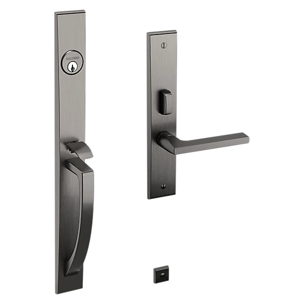 Baldwin - Estate Collection - Mortise Entry Handlesets - Lakeshore 6966 Mortise Handleset (Trim ONLY)