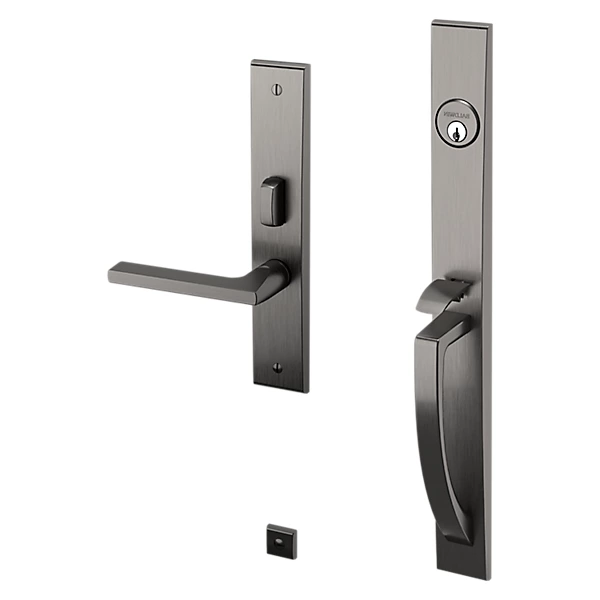 Baldwin - Estate Collection - Mortise Entry Handlesets - Lakeshore 6966 Mortise Handleset (Trim ONLY)