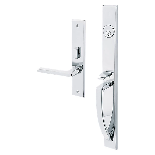 Baldwin - Estate Collection - Mortise Entry Handlesets - Lakeshore 6966 Mortise Handleset (Trim ONLY)