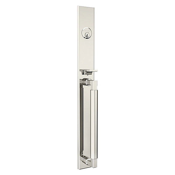 Baldwin - Estate Collection - Mortise Entry Handlesets - Gramercy 20” 6971 Mortise Handleset (Trim ONLY)