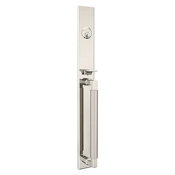 Baldwin - Estate Collection - Mortise Entry Handlesets - Gramercy 20” 6971 Mortise Handleset (Trim ONLY)