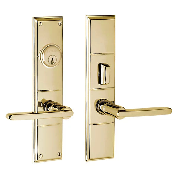 Baldwin - Estate Collection - Mortise Entry Handlesets - Houston 6973 Mortise Handleset (Trim ONLY)