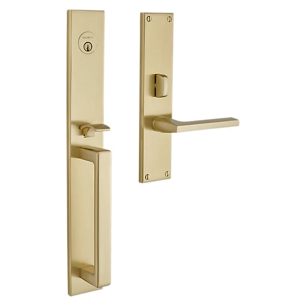 Baldwin - Estate Collection - Mortise Entry Handlesets - Minneapolis 16" 6976 Mortise Handleset (Trim ONLY)