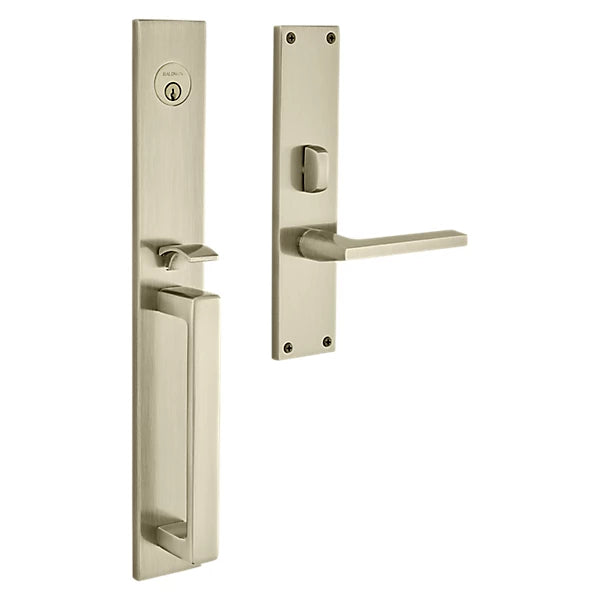 Baldwin - Estate Collection - Mortise Entry Handlesets - Minneapolis 16" 6976 Mortise Handleset (Trim ONLY)