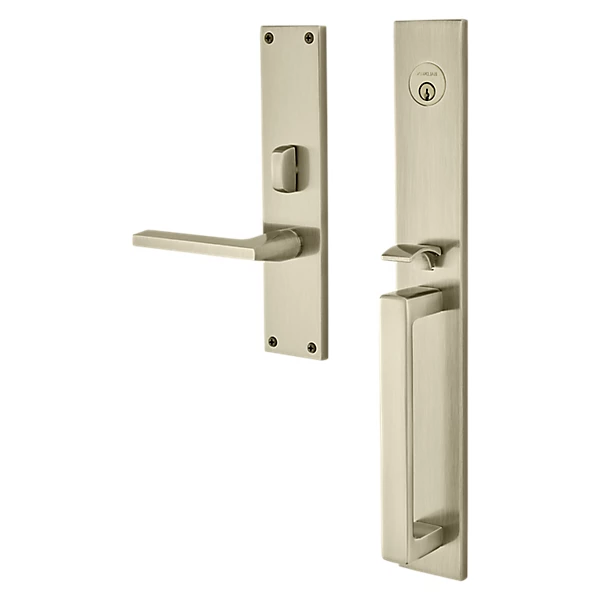 Baldwin - Estate Collection - Mortise Entry Handlesets - Minneapolis 16" 6976 Mortise Handleset (Trim ONLY)