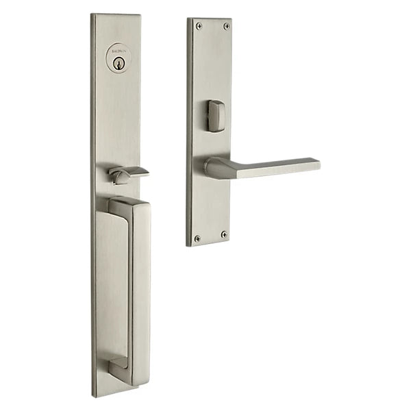 Baldwin - Estate Collection - Mortise Entry Handlesets - Minneapolis 16" 6976 Mortise Handleset (Trim ONLY)