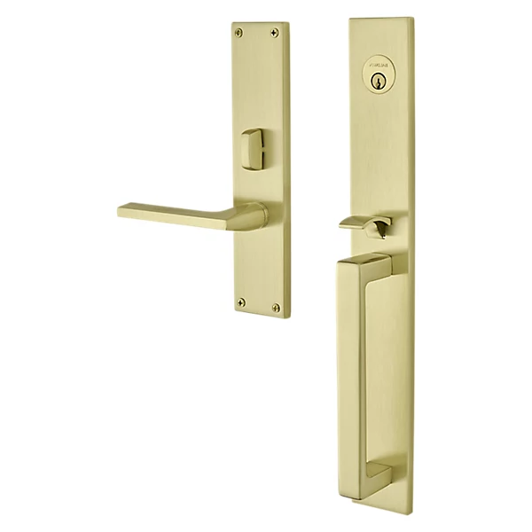 Baldwin - Estate Collection - Mortise Entry Handlesets - Minneapolis 16" 6976 Mortise Handleset (Trim ONLY)