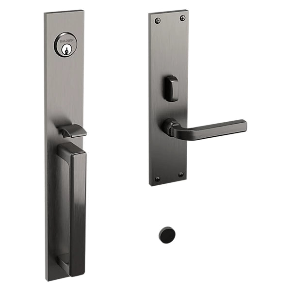 Baldwin - Estate Collection - Mortise Entry Handlesets - Minneapolis 16" 6976 Mortise Handleset (Trim ONLY)