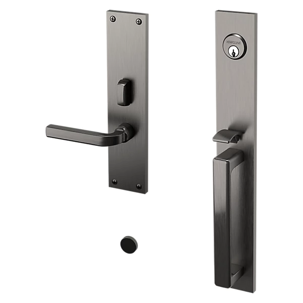 Baldwin - Estate Collection - Mortise Entry Handlesets - Minneapolis 16" 6976 Mortise Handleset (Trim ONLY)