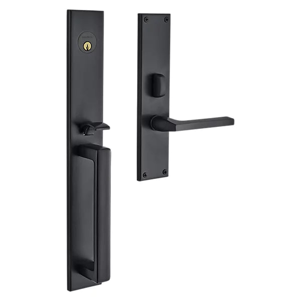 Baldwin - Estate Collection - Mortise Entry Handlesets - Minneapolis 16" 6976 Mortise Handleset (Trim ONLY)