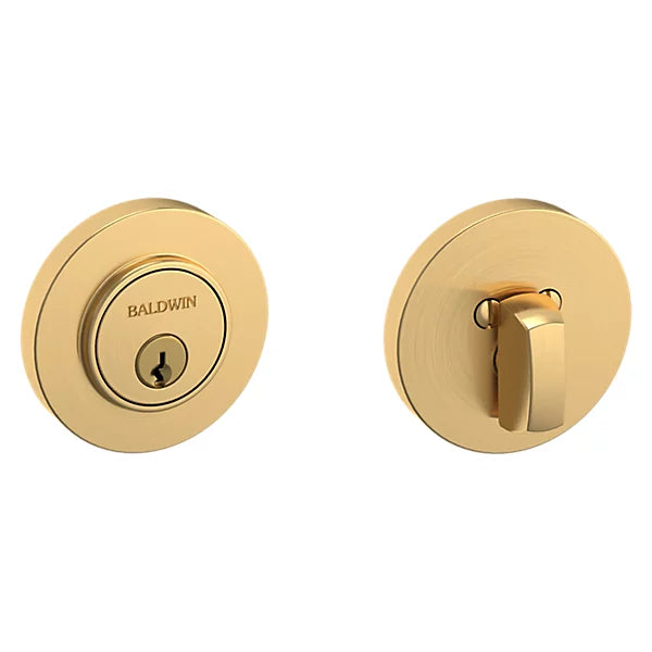 Baldwin - Estate Collection - Deadbolts - 8244 Contemporary Deadbolt (Single Cylinder - 2-1/8" Door Prep)