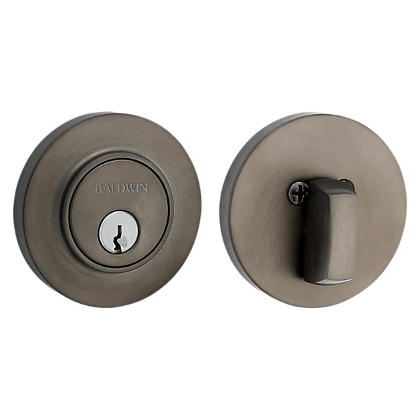 Baldwin - Estate Collection - Deadbolts - 8244 Contemporary Deadbolt (Single Cylinder - 2-1/8" Door Prep)