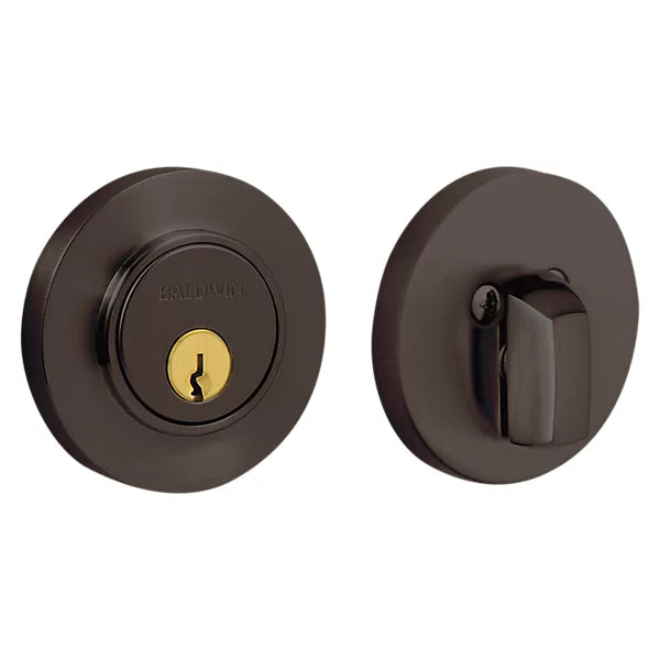 Baldwin - Estate Collection - Deadbolts - 8244 Contemporary Deadbolt (Single Cylinder - 2-1/8" Door Prep)