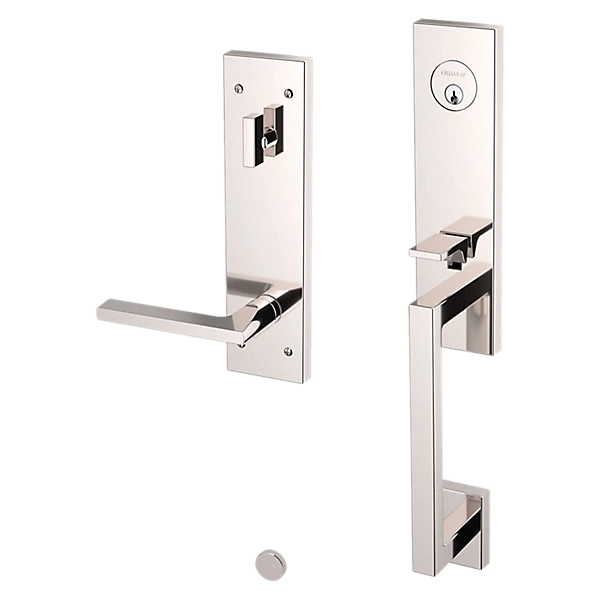 Baldwin - Estate Collection - Tubular Entry Handlesets - Minneapolis 3/4 Escutcheon Emergency Egress Handleset w/ 5162 Minneapolis Lever