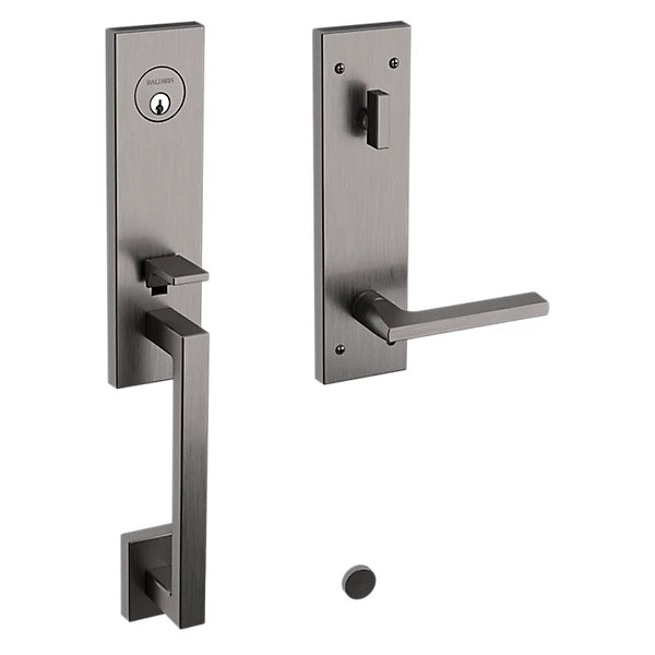 Baldwin - Estate Collection - Tubular Entry Handlesets - Minneapolis 3/4 Escutcheon Emergency Egress Handleset w/ 5162 Minneapolis Lever