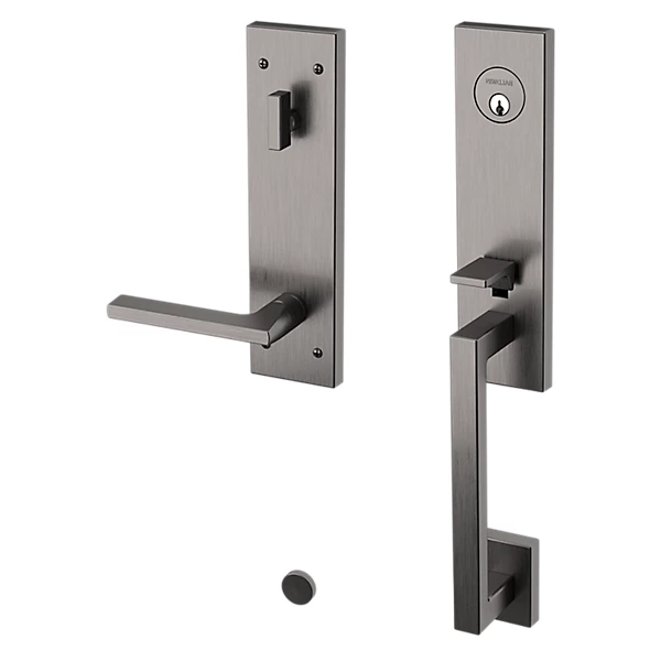 Baldwin - Estate Collection - Tubular Entry Handlesets - Minneapolis 3/4 Escutcheon Emergency Egress Handleset w/ 5162 Minneapolis Lever