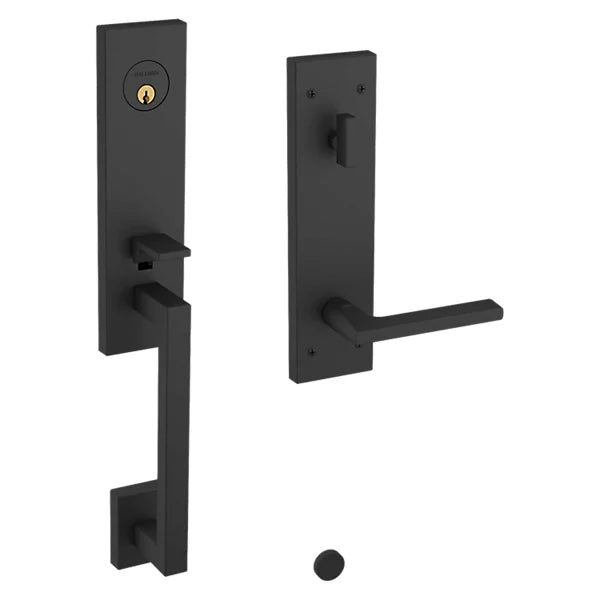 Baldwin - Estate Collection - Tubular Entry Handlesets - Minneapolis 3/4 Escutcheon Emergency Egress Handleset w/ 5162 Minneapolis Lever