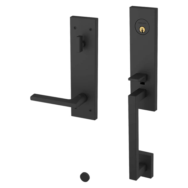 Baldwin - Estate Collection - Tubular Entry Handlesets - Minneapolis 3/4 Escutcheon Emergency Egress Handleset w/ 5162 Minneapolis Lever