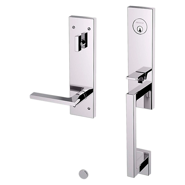 Baldwin - Estate Collection - Tubular Entry Handlesets - Minneapolis 3/4 Escutcheon Emergency Egress Handleset w/ 5162 Minneapolis Lever