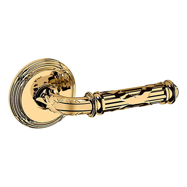 Baldwin - Estate Collection - Pre-Configured Door Knobs & Levers - 5122 Edinburgh Door Lever w/ 5021 Rose