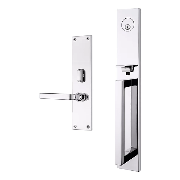 Baldwin - Estate Collection - Mortise Entry Handlesets - Minneapolis 16" 6976 Mortise Handleset (Trim ONLY)