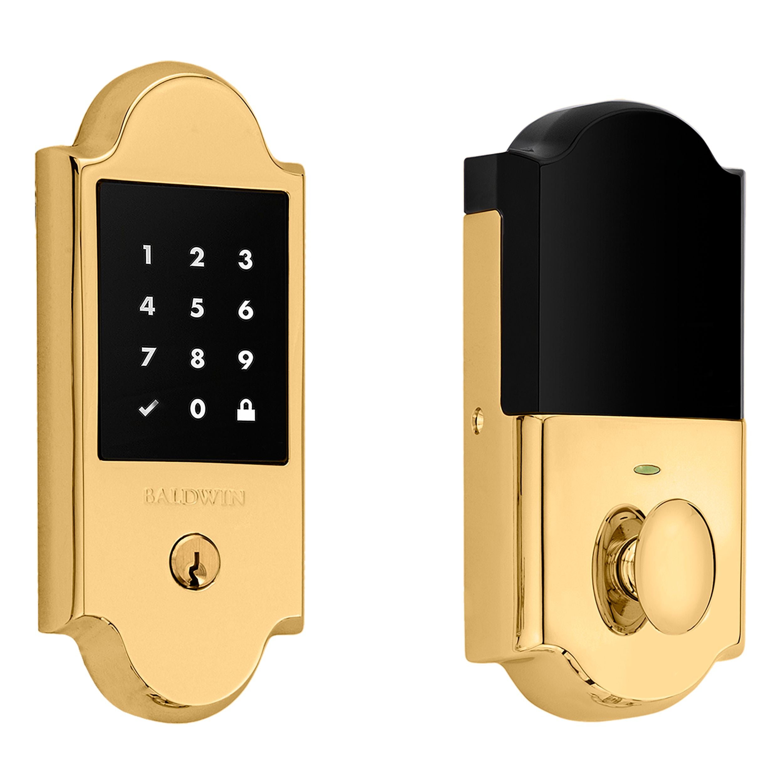 Baldwin - Estate Collection - Deadbolts - Boulder Touchscreen Deadbolt w/ Z-Wave Technology